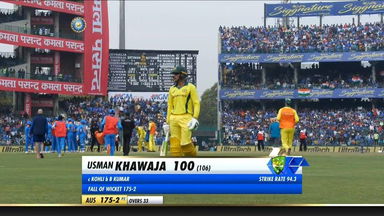IND vs AUS 2019, 5th ODI: Usman Khawaja Wicket