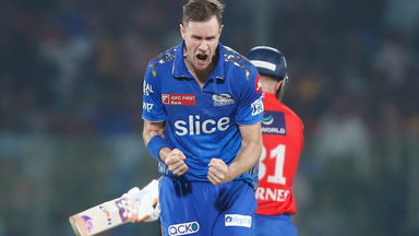FOUR-WICKET OVER: Behrendorff pulls things back for MI