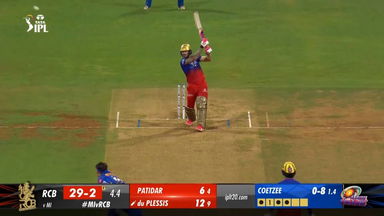 M25: MI vs RCB – Faf Du Plessis Six