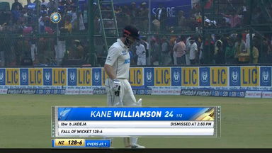 IND vs NZ 2021, 1st Test, Day 5: Kane Williamson Wicket