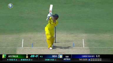 IND vs AUS 2023, 3RD ODI: Travis Head Six