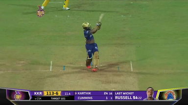 M15: KKR vs CSK – Dinesh Karthik Six