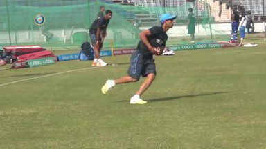 Fielding drills with fielding coach Abhay Sharma Part II