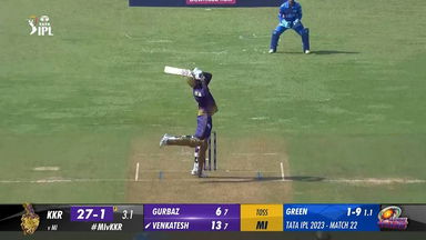 M22: MI vs KKR –  Venkatesh Iyer Six