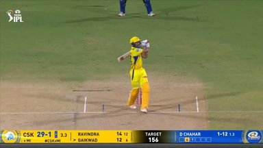 IPL 2025 M03: CSK vs MI - Ruturaj Gaikwad Six