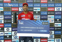M45: KKR vs PBKS  – CRED Power Player of the Match – Mayank Agarwal