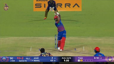 IPL 2026 M70: KKR vs DC - KL Rahul Six