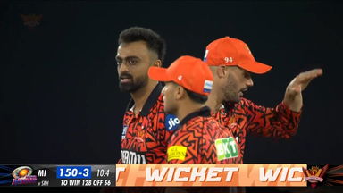 M08: SRH vs MI – Fall of Wickets
