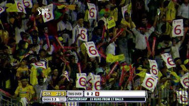 Match 1 CSK vs MI - Raina's Six