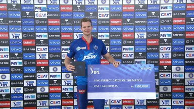 M22: DC vs RCB  – VIVO perfect catch of the match – Steve Smith
