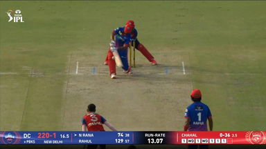 IPL 2026 M35: DC vs PBKS - Nitish Rana Six