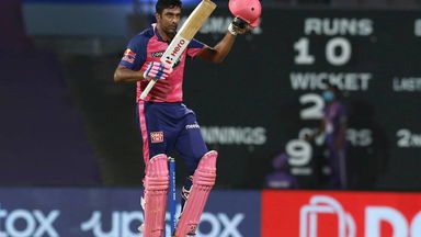 R Ashwin scores 50(38) batting at No.3