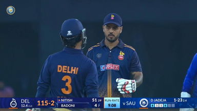 SMAT 2025, Delhi vs Saurashtra: Captain Nitish Rana's blistering 76(41)