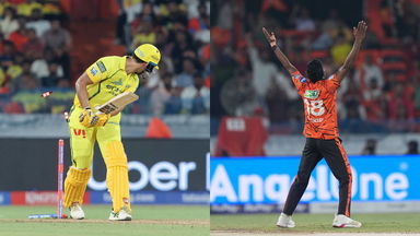 Bowled him! Sakib Hussain's ripper cleans up Shivam Dube