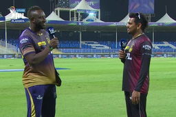 KKR’s Caribbean boys recap Eliminator win in Sharjah