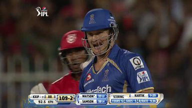 M7: RR vs KXIP –  Shane Watson Six