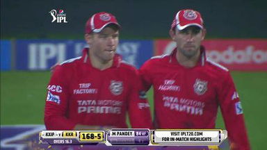 M60: KKR vs KXIP – Ryan ten Doeschate Wicket