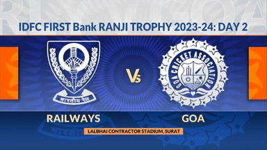 Ranji Trophy 2023/24, Railways vs Goa Day 2: Match Highlights