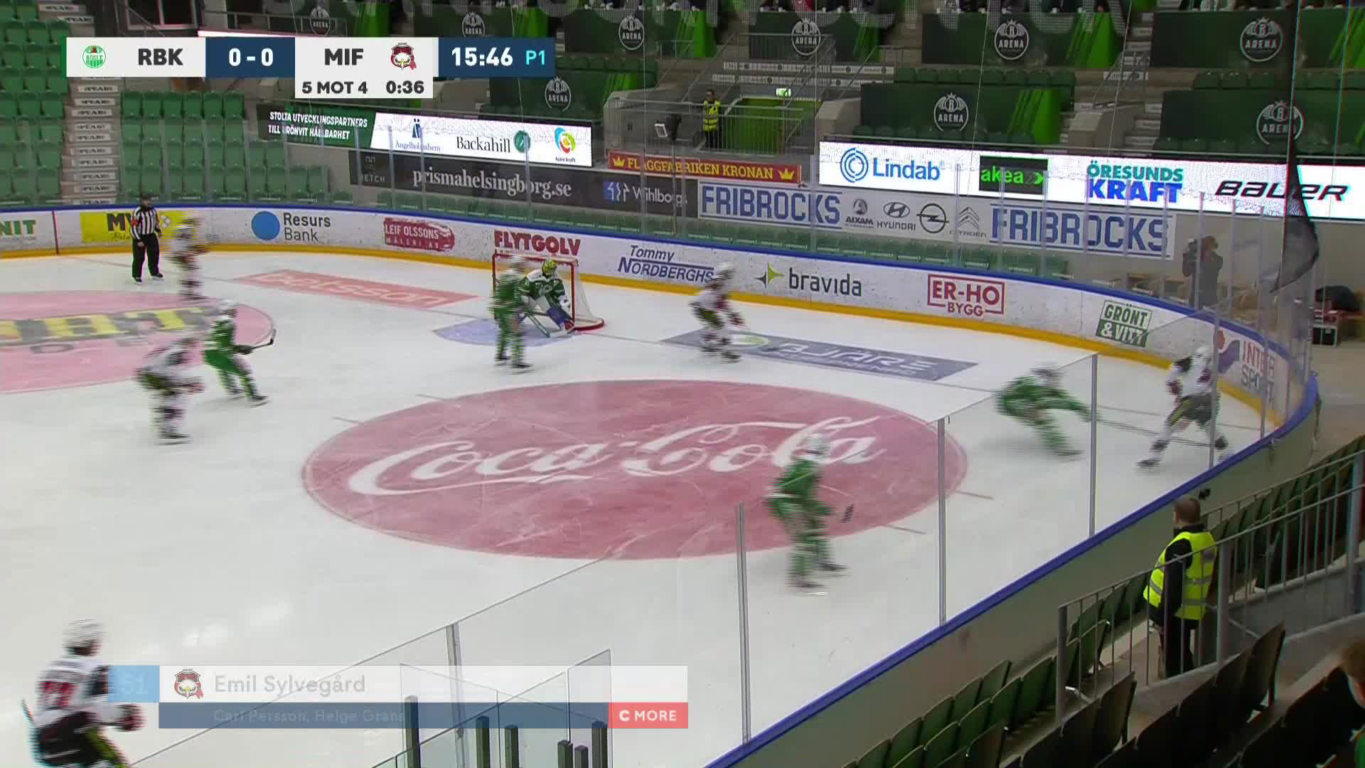 Rögle BK - Malmö Redhawks 0-1