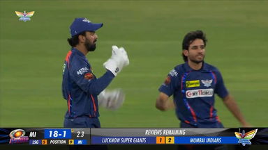 M48: LSG vs MI – Fall of Wickets