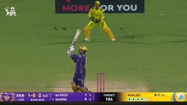 IPL 2025 M25: CSK vs KKR - Sunil Narine Six