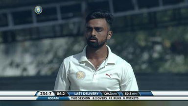 Ranji Trophy SF 2015-16: Saurashtra vs Assam - Assam 1st Innings - Jaydev Unadkat's 6-wicket haul