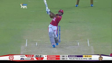 M52: KXIP vs KKR – Nicholas Pooran Six