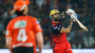 Hold the pose! Kohli's masterful lofted drive for 6