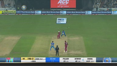 IND vs WI 2019, 1st T20I: Shimron Hetmyer Six