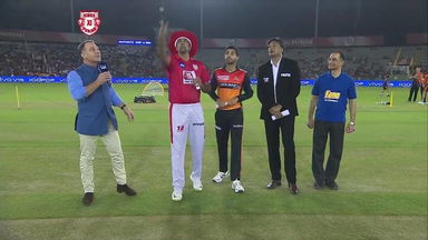 M22: KXIP vs SRH – Toss