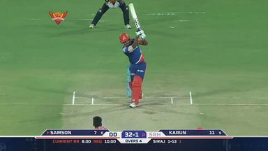 M21: SRH vs DD – Sanju Samson Six