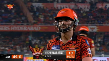 M41: SRH vs RCB – Nitish Kumar Reddy Wicket