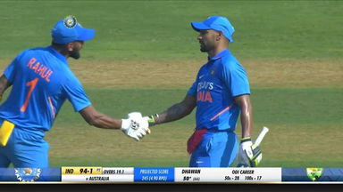 Shikhar Dhawan’s stroke-filled half-century