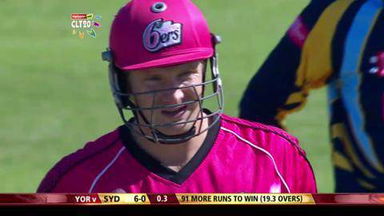M6: SYD vs YOR – Shane Watson six