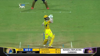 M15: KKR vs CSK – Ruturaj Gaikwad Six