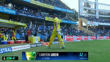 IND vs AUS 2023, 1ST ODI: Cameron Green Wicket