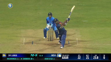 IND vs SL 2023, 1ST T20I: Dasun Shanaka  Six