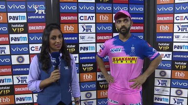 M32: KXIP vs RR – Ajinkya Rahane Interview