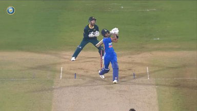 IND vs AUS 2023-24, 3RD T20I: Ruturaj Gaikwad Six