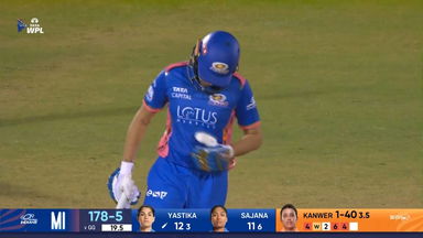 Wicket: Match 19, Mumbai Indians vs Gujarat Giants, WPL 2025: Yastika Bhatia Wicket
