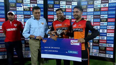 M08: SRH vs RR – Man of the Match – Rashid Khan