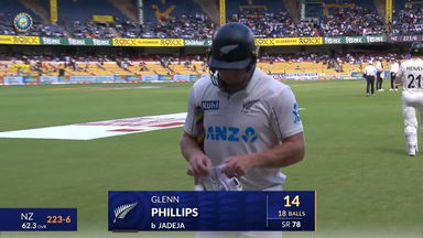 IND vs NZ 2024, 1ST Test: Glenn Phillips Wicket
