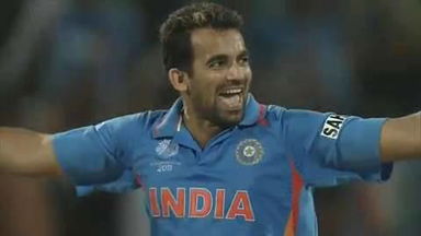 Zaheer Khan's 3-wicket haul against West Indies in 2011 WC