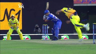 M37: CSK vs RR –  Rajat Bhatia Wicket