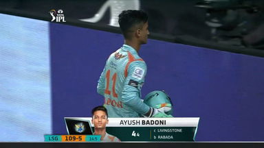 M42: PBKS vs LSG – Ayush Badoni Wicket