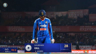IND vs SA 2025, 3rd T20I: Shubman Gill Wicket