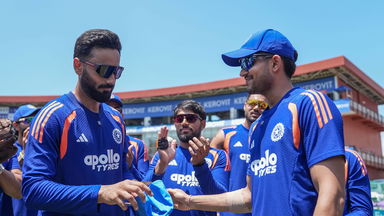 Special scenes: Presenting India ODI Cap No. 264 Naman Dhir