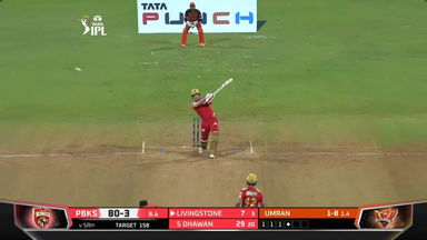 M70: SRH vs PBKS – Liam Livingstone Six
