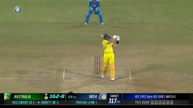 IND vs AUS 2023-24, 2ND ODI: Sean Abbott Six