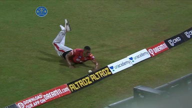 Super Sheldon saves a boundary